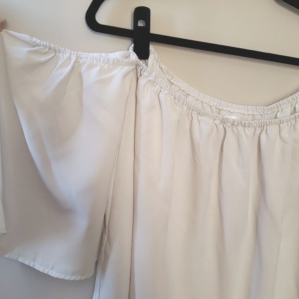 Ivory Off-Shoulder Top - Picture 2 of 3